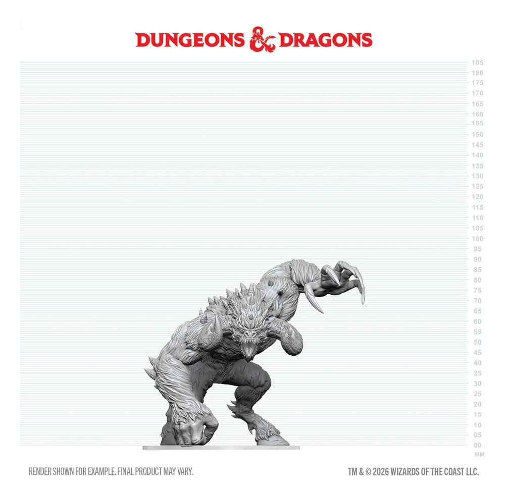 D&D Nolzur's Marvelous Miniatures Boxed Miniatura sin pintar Goristro 15 cm Frikytopia