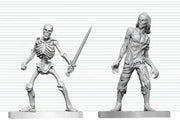 Dungeons & Dragons Nolzur's Marvelous Miniatures Miniatura sem pintar Zombie & Esqueleto 14 cm