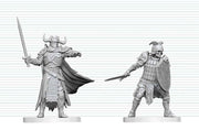 Dungeons & Dragons Nolzur's Marvelous Miniatures Miniatura sem pintar Cavaleiro da Morte & Aspirante a Cavaleiro da Morte 14 cm
