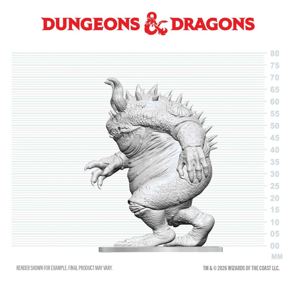 Dungeons & Dragons Nolzur's Marvelous Miniatures Miniatura sin pintar Hezrou 17 cm