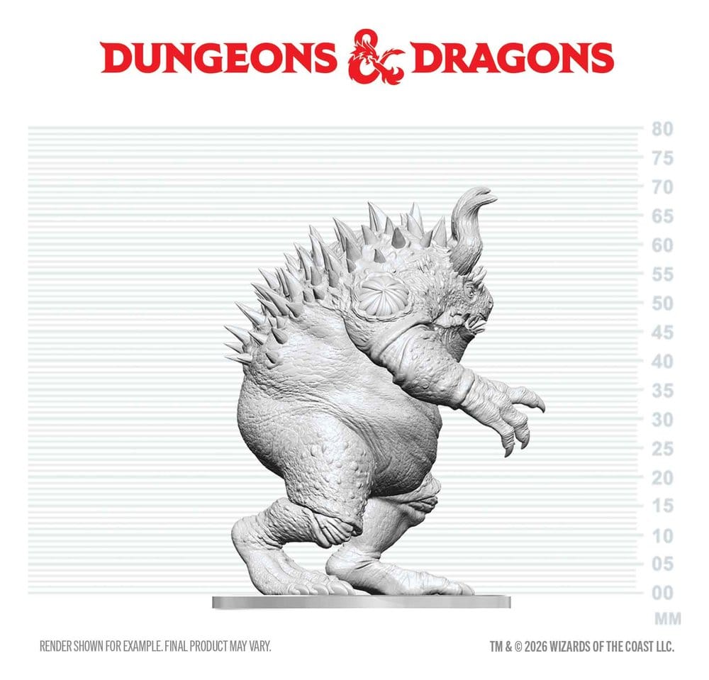 Dungeons & Dragons Nolzur's Marvelous Miniatures Miniatura sin pintar Hezrou 17 cm