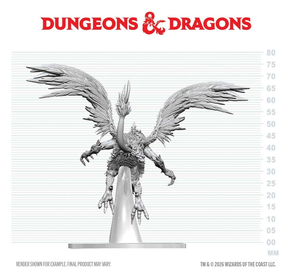Dungeons & Dragons Nolzur's Marvelous Miniatures Miniatura sin pintar Vrock 17 cm