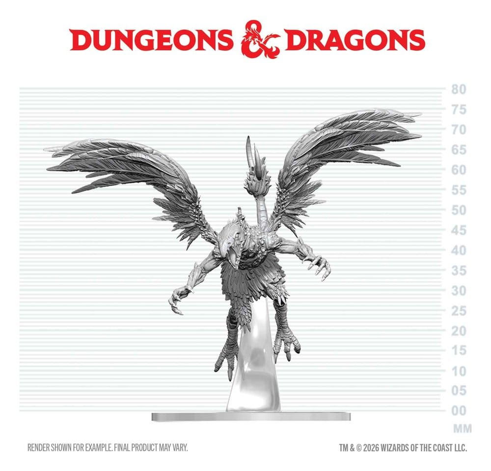 Dungeons & Dragons Nolzur's Marvelous Miniatures Miniatura sin pintar Vrock 17 cm