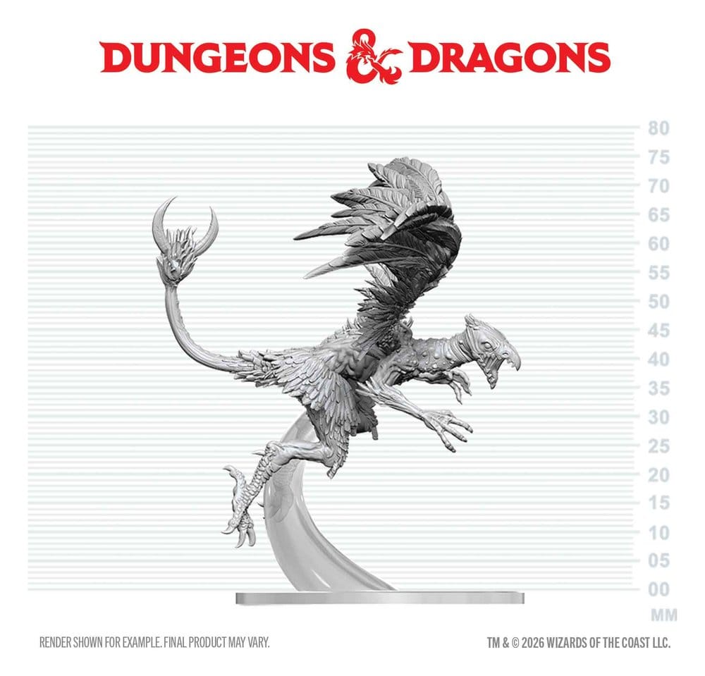Dungeons & Dragons Nolzur's Marvelous Miniatures Miniatura sin pintar Vrock 17 cm