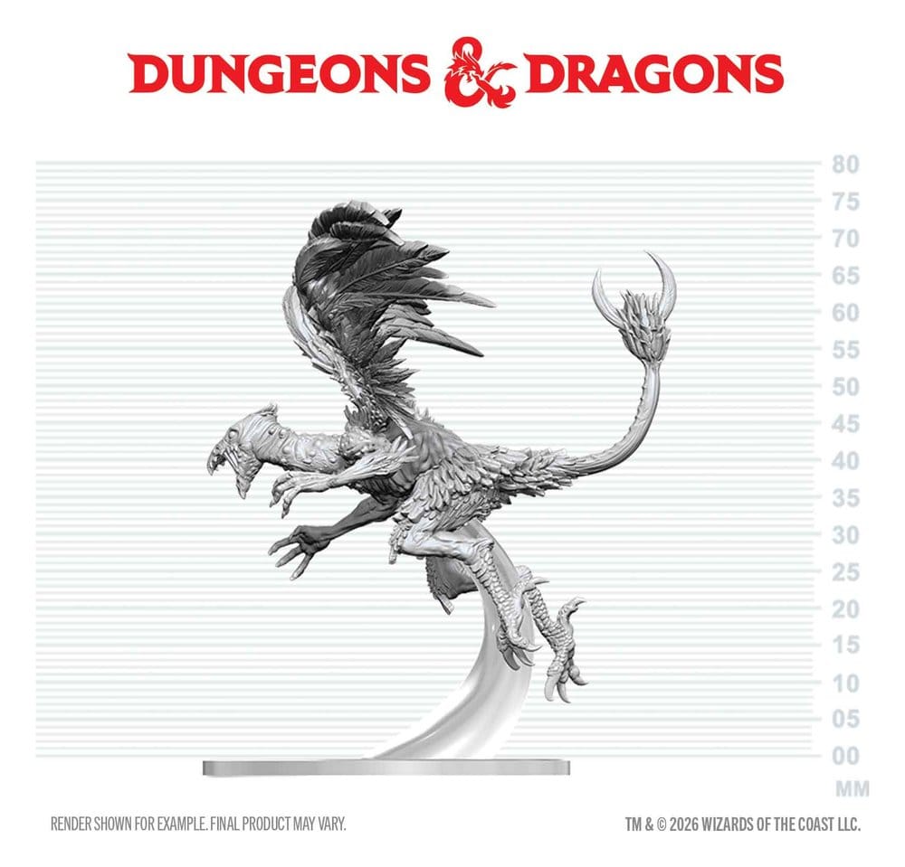 Dungeons & Dragons Nolzur's Marvelous Miniatures Miniatura sin pintar Vrock 17 cm