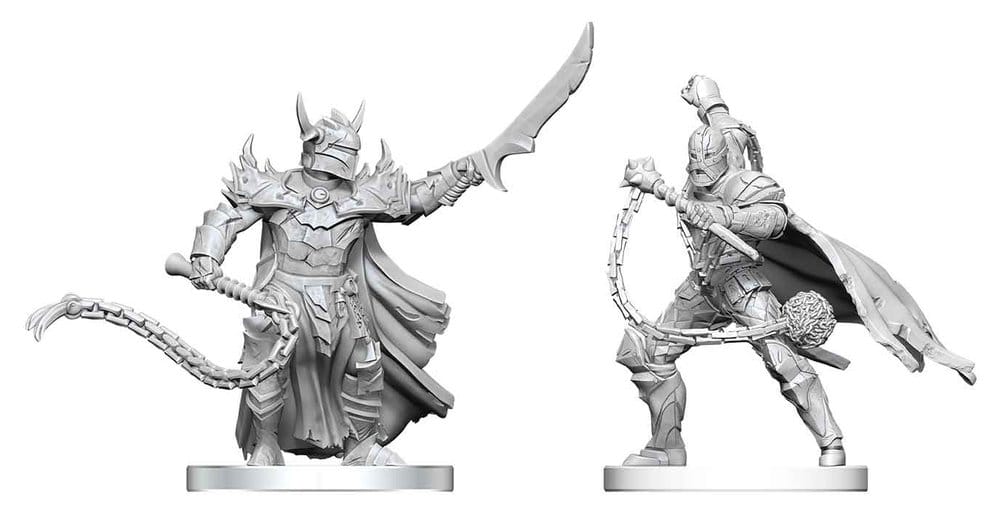 Pathfinder Battles Deep Cuts Miniatura sin pintar Scourge & Chain Hellknights 14 cm