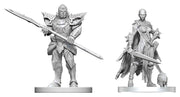 Pathfinder Battles Deep Cuts Miniatura sin pintar Nail & Rack Hellknights 14 cm