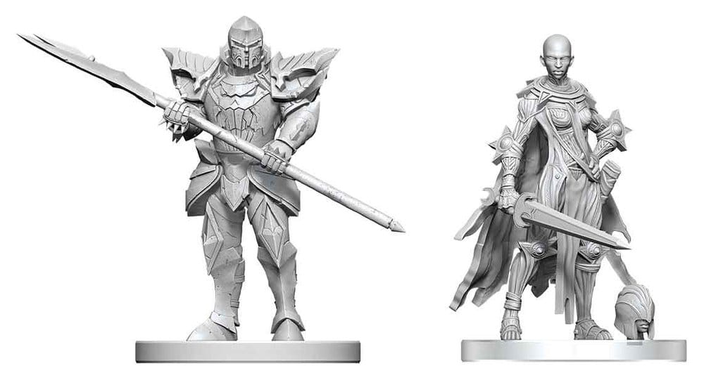 Pathfinder Battles Deep Cuts Miniatura sin pintar Nail & Rack Hellknights 14 cm Frikytopia
