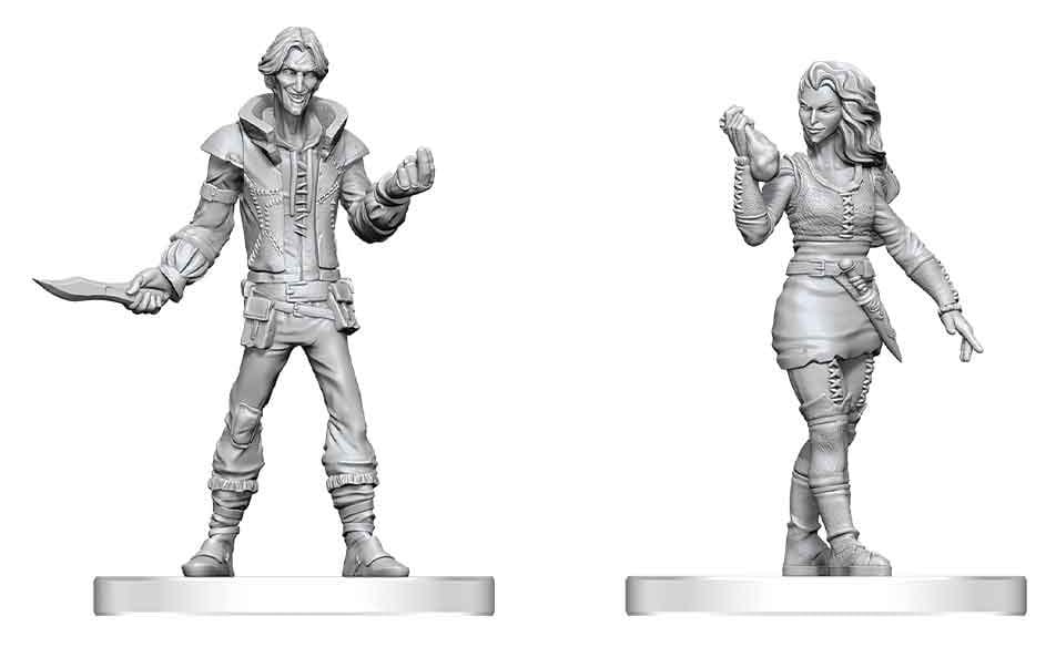 Pathfinder Battles Deep Cuts Miniatura sin pintar Thief & Pickpocket 14 cm