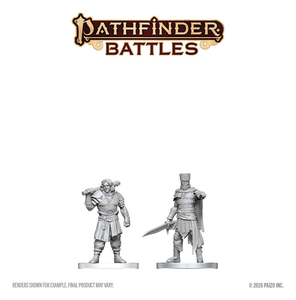 Pathfinder Battles Deep Cuts Miniatura sem pintar Ruffian & Gang Leader 14 cm