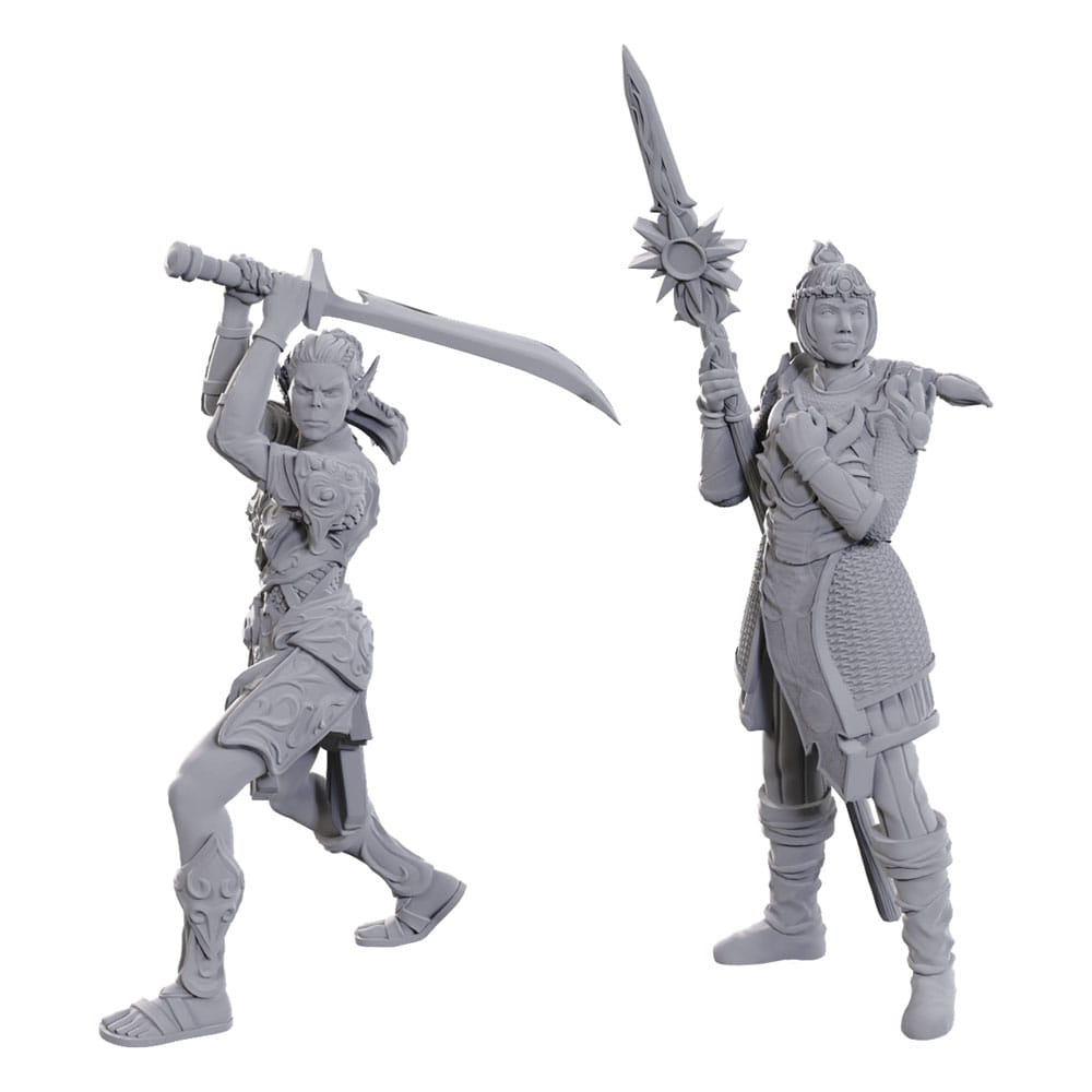 D&D Nolzur's Marvelous Miniatures Miniatura sin pintar Lae'zel & Shadowheart Frikytopia