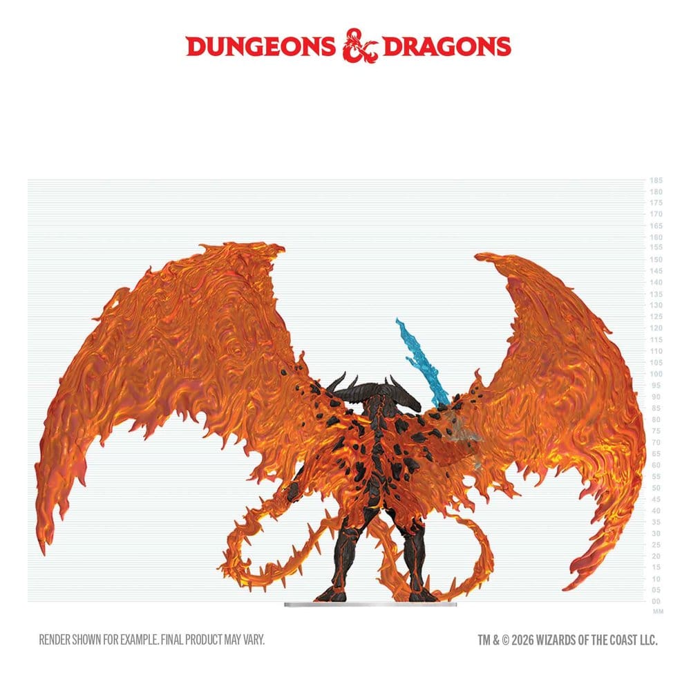 D&D Icons of the Realms Boxed Miniaturas prepintadas Balor 20 cm