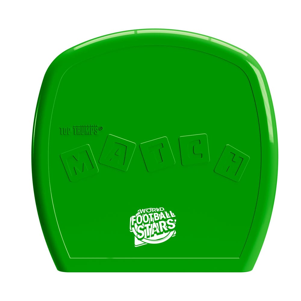 Estrellas mundiales de fútbol Top Trumps Match - The Crazy Cube Game Green Version