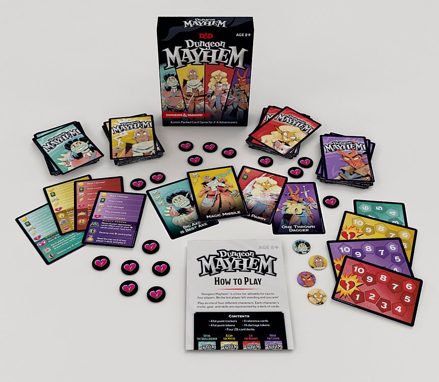 Dungeons & Dragons Juego de Cartas Dungeon Mayhem francés