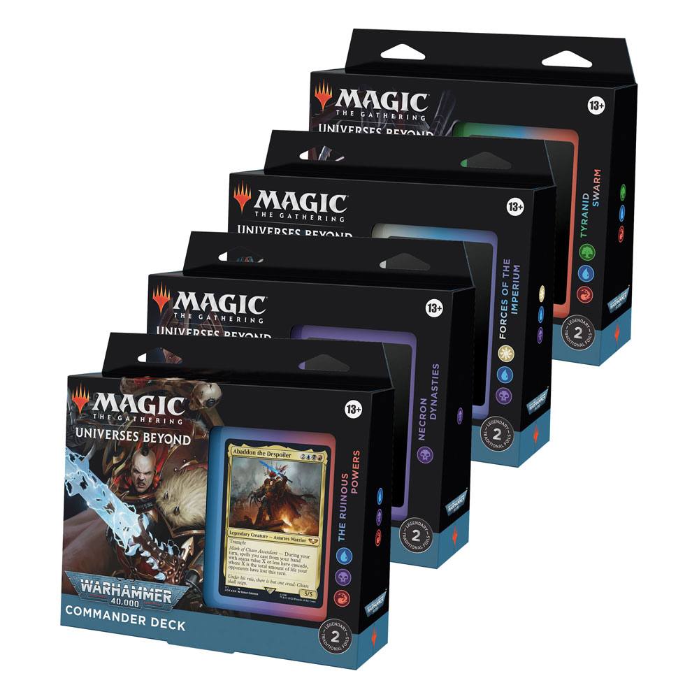 Magic the Gathering Universes Beyond: Warhammer 40,000 Mazos de Commander Caja (4) inglés
