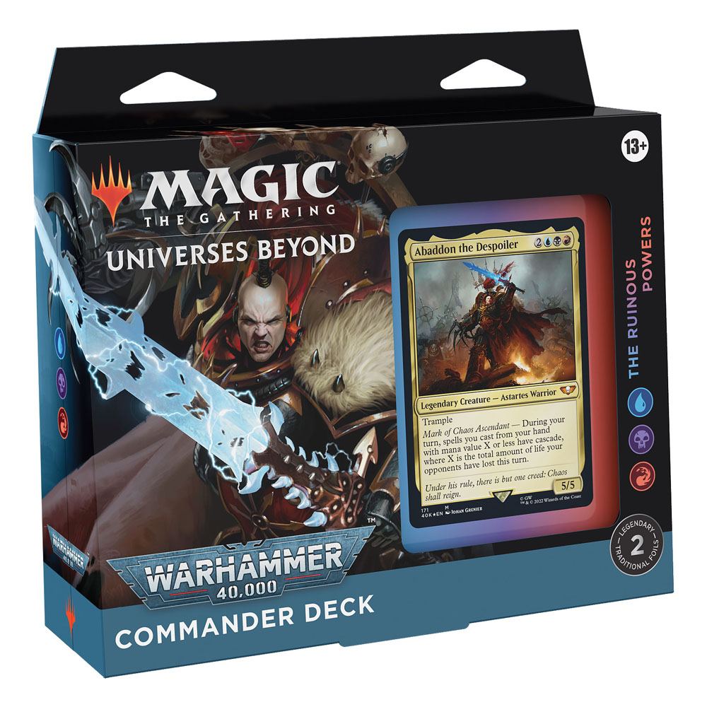 Magic the Gathering Universes Beyond: Warhammer 40,000 Mazos de Commander Caja (4) inglés