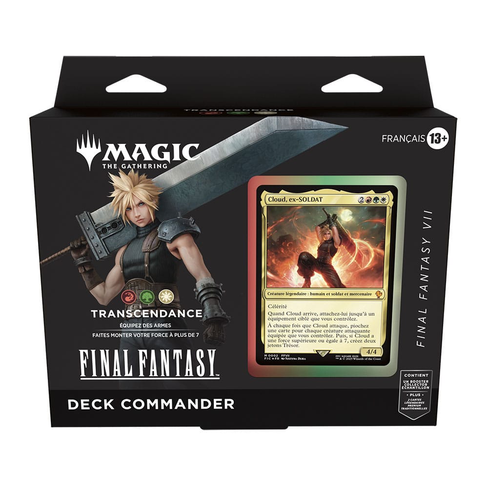 Magic the Gathering Final Fantasy Mazos de Commander Caja (4) francés