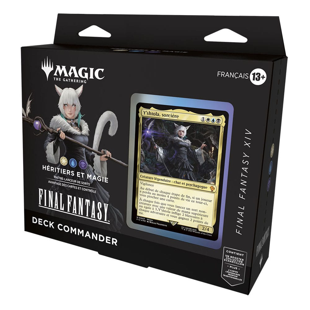Magic the Gathering Final Fantasy Mazos de Commander Caja (4) francés