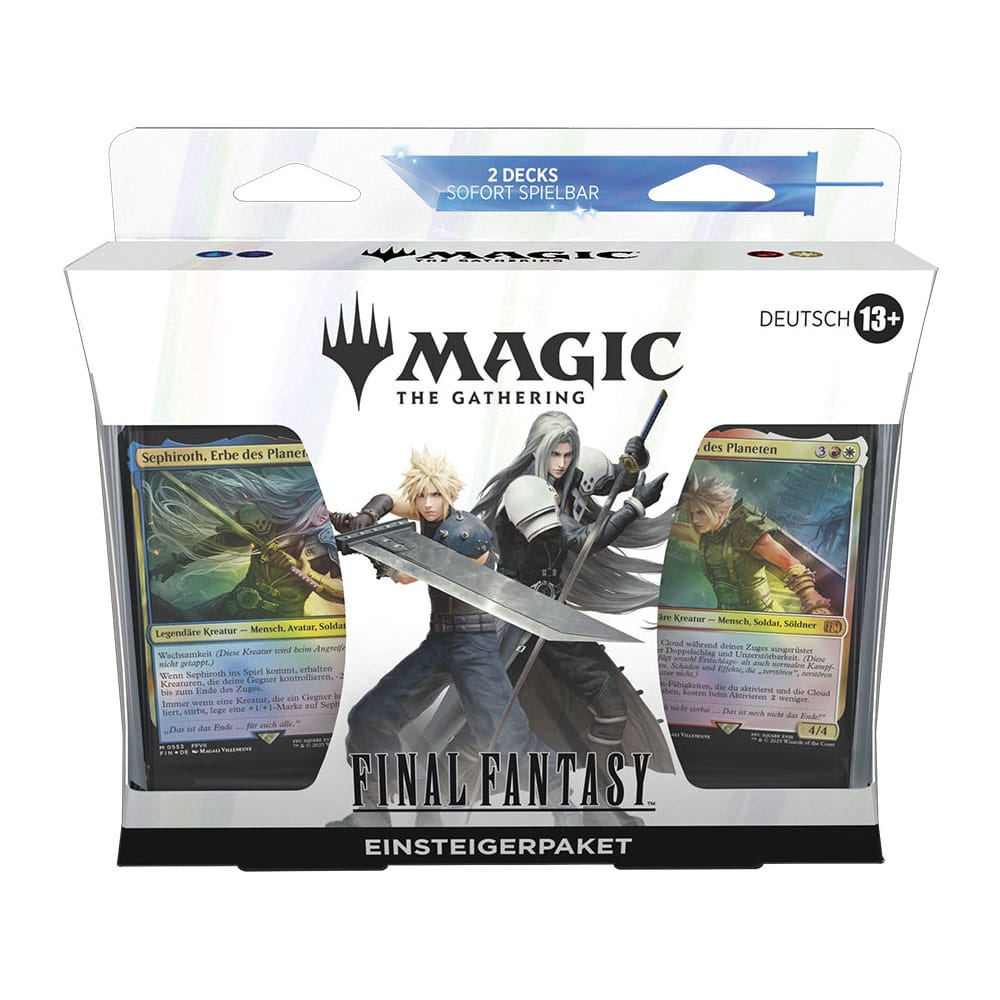 Magic the Gathering Final Fantasy Caja de Kits de inicio de 2024 (12) alemán