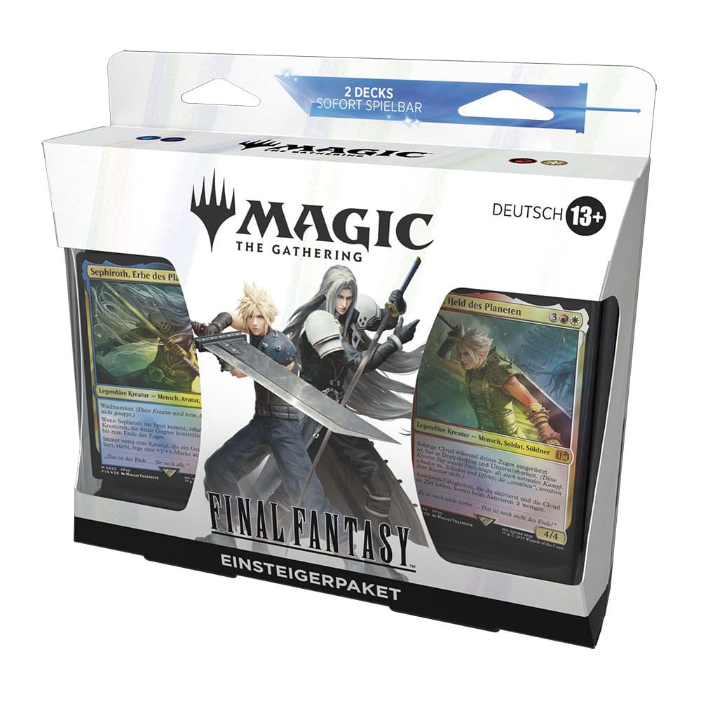 Magic the Gathering Final Fantasy Caja de Kits de inicio de 2024 (12) alemán