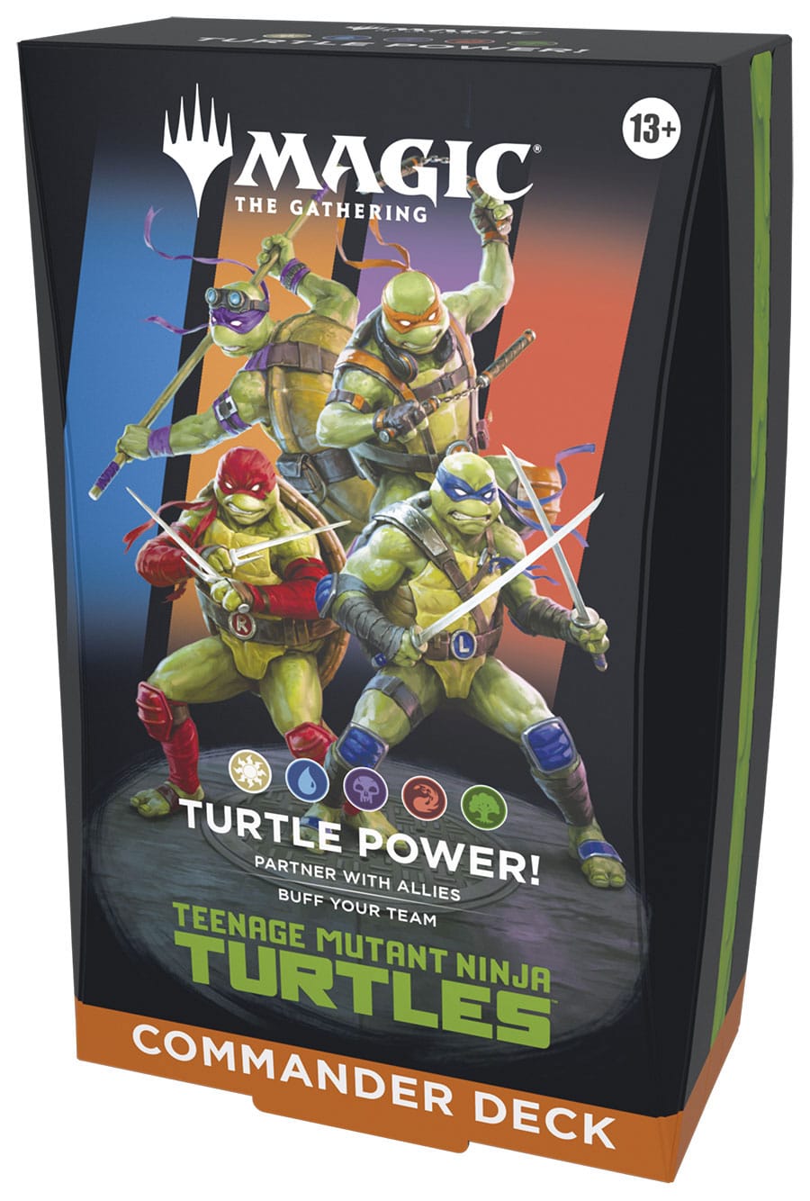 Magic the Gathering Teenage Mutant Ninja Turtles Mazos de Commander Caja (4) inglés