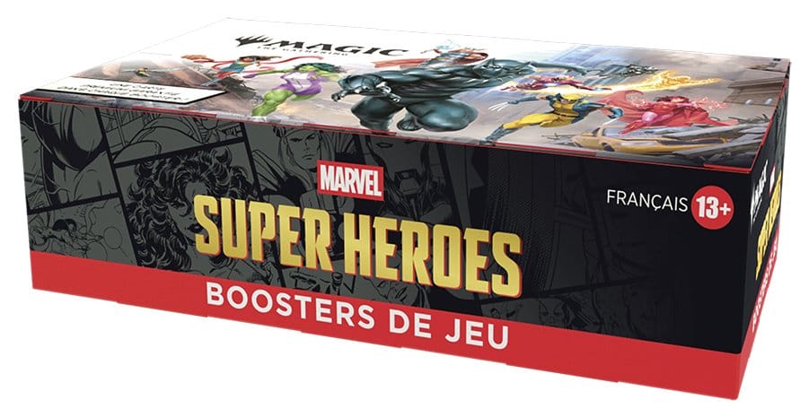 Magic the Gathering Marvel Super Heroes Caja de Sobres de Juego (30) francés