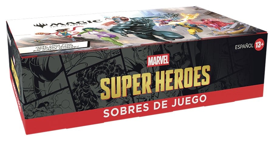 Magic the Gathering Marvel Super Heroes Caja de Sobres de Juego (30) castellano