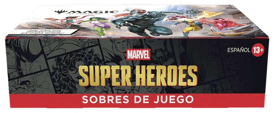 Magic the Gathering Marvel Super Heroes Caja de Sobres de Juego (30) castellano