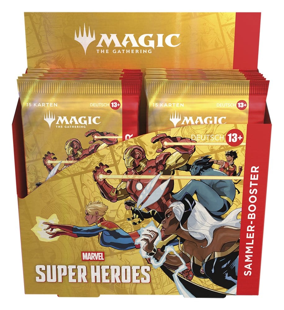 Magic the Gathering Marvel Super Heroes Caixa de Boosters de Colecionador (12) Alemão