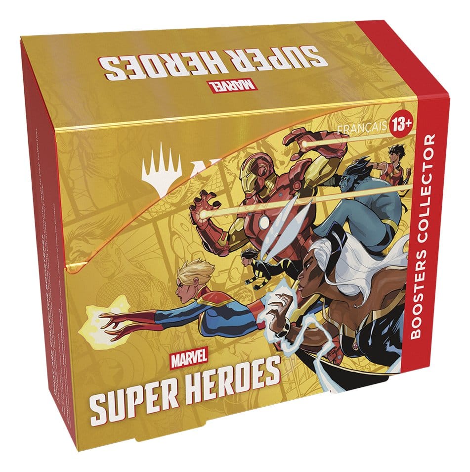 Magic the Gathering Marvel Super Heroes Caja de Sobres de coleccionista (12) francés