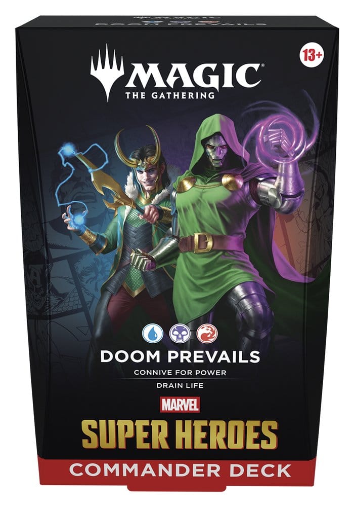 Magic the Gathering Marvel Super Heroes Commander Decks Caja (4) inglés