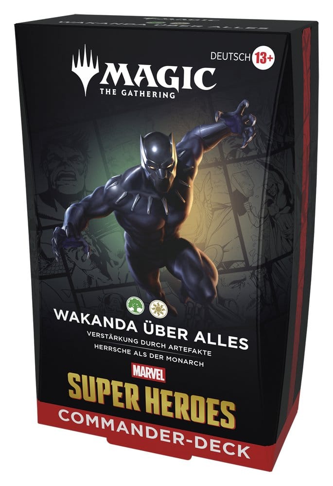 Magic the Gathering Marvel Super Heroes Commander Decks Caja (4) alemán