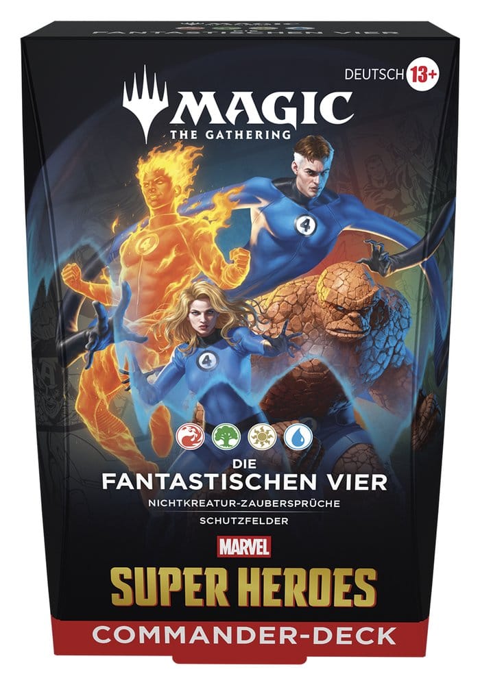 Magic the Gathering Marvel Super Heroes Commander Decks Caja (4) alemán