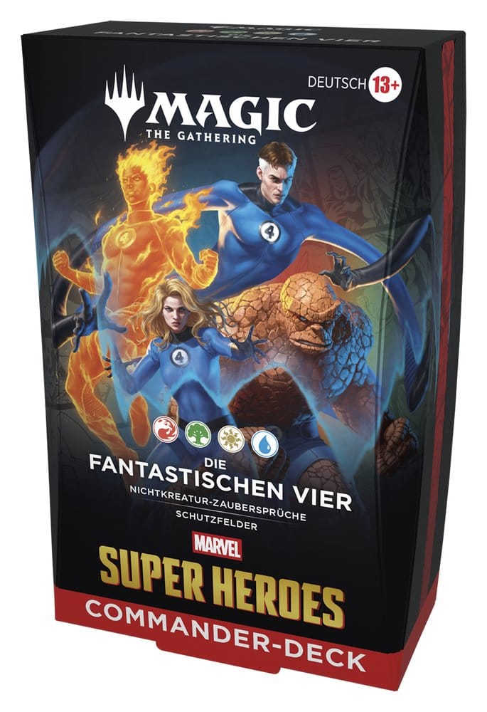 Magic the Gathering Marvel Super Heroes Commander Decks Caja (4) alemán
