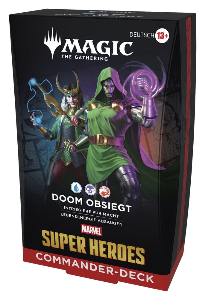 Magic the Gathering Marvel Super Heroes Commander Decks Caja (4) alemán