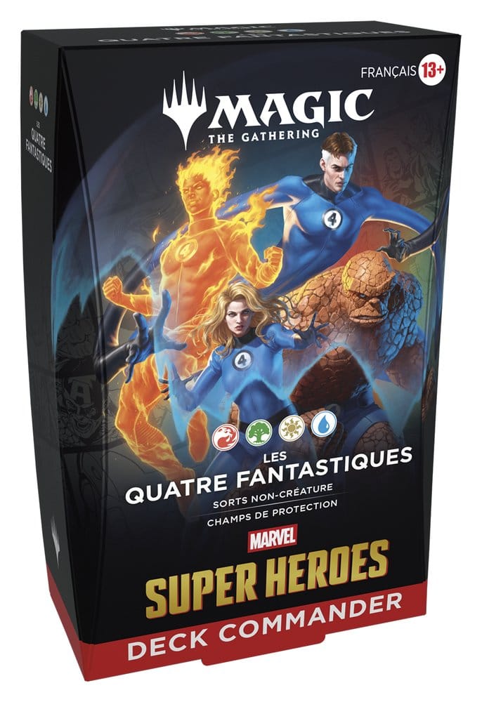Magic the Gathering Marvel Super Heroes Commander Decks Caja (4) francés