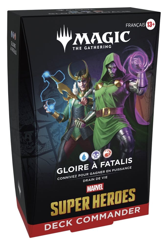 Magic the Gathering Marvel Super Heroes Commander Decks Caja (4) francés
