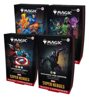 Magic the Gathering Marvel Super Heroes Commander Decks Caja (4) italiano