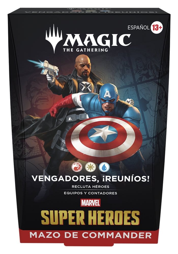 Magic the Gathering Marvel Super Heroes Commander Decks Caja (4) castellano