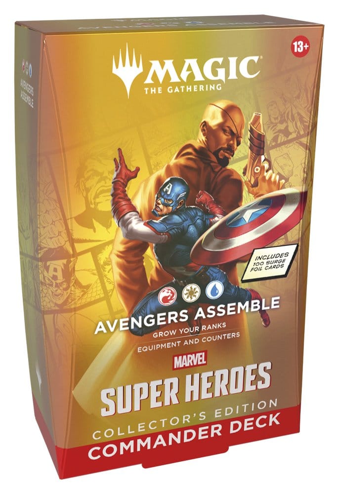 Magic the Gathering Marvel Super Heroes Collector's Edition Commander Decks Caja (4) inglés