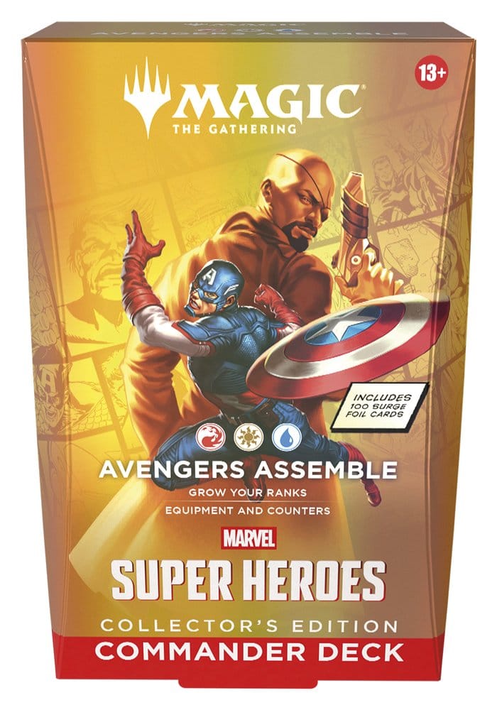 Magic the Gathering Marvel Super Heroes Collector's Edition Commander Decks Caja (4) inglés