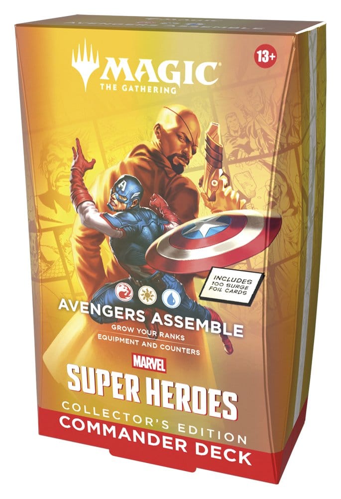 Magic the Gathering Marvel Super Heroes Collector's Edition Commander Decks Caja (4) inglés