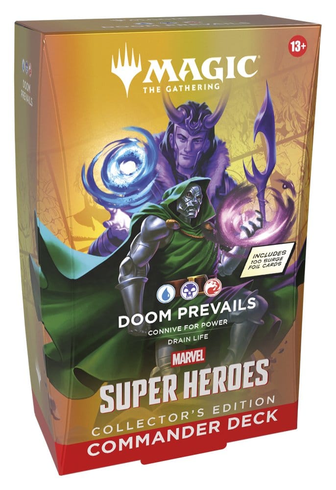 Magic the Gathering Marvel Super Heroes Collector's Edition Commander Decks Caja (4) inglés