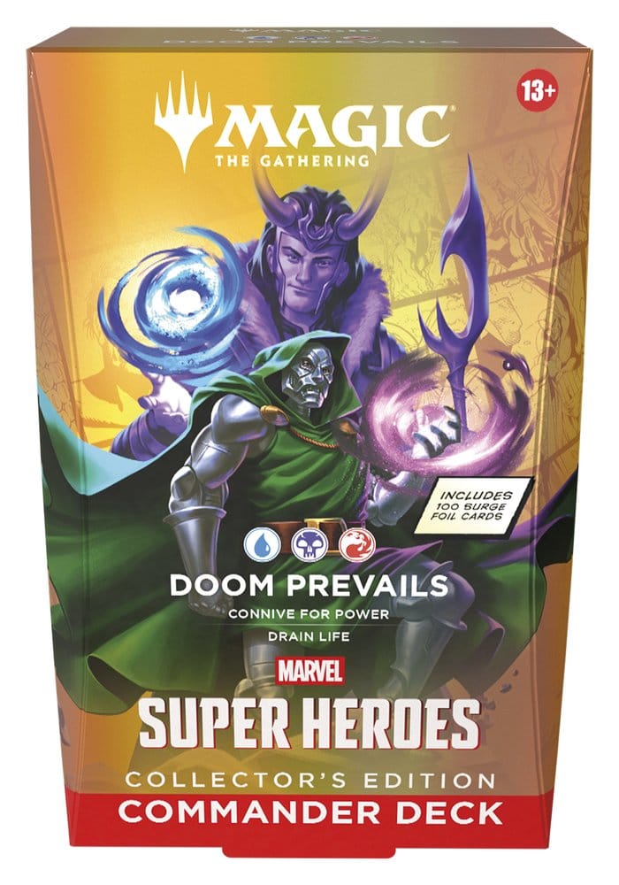 Magic the Gathering Marvel Super Heroes Collector's Edition Commander Decks Caja (4) inglés