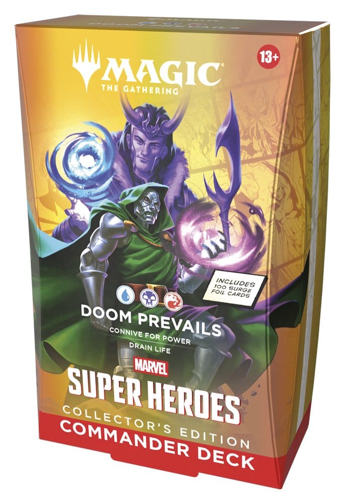 Magic the Gathering Marvel Super Heroes Collector's Edition Commander Decks Caja (4) inglés