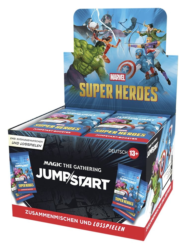Magic the Gathering Marvel Super Heroes Sobres de Jumpstart (24) alemán Frikytopia