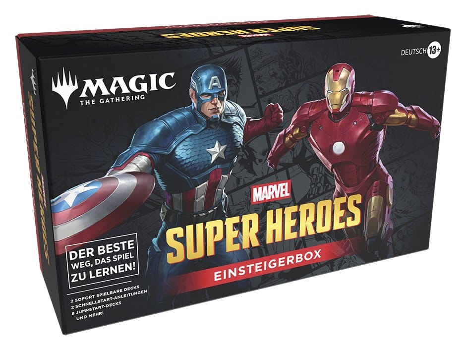 Magic the Gathering Marvel Super Heroes Cajas de Principiantes Caja (3) alemán