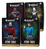Magic the Gathering Star Trek Baralhos de Commander Caixa (4) alemão