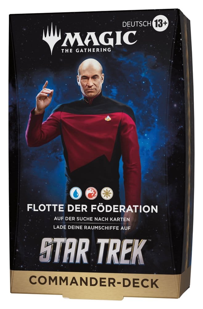 Magic the Gathering Star Trek Baralhos de Commander Caixa (4) alemão