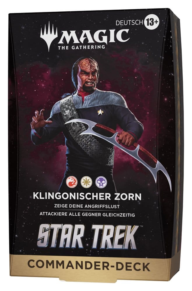 Magic the Gathering Star Trek Baralhos de Commander Caixa (4) alemão
